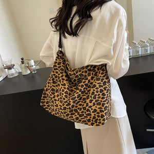 Leopard Adjustable Strap Tote Bag